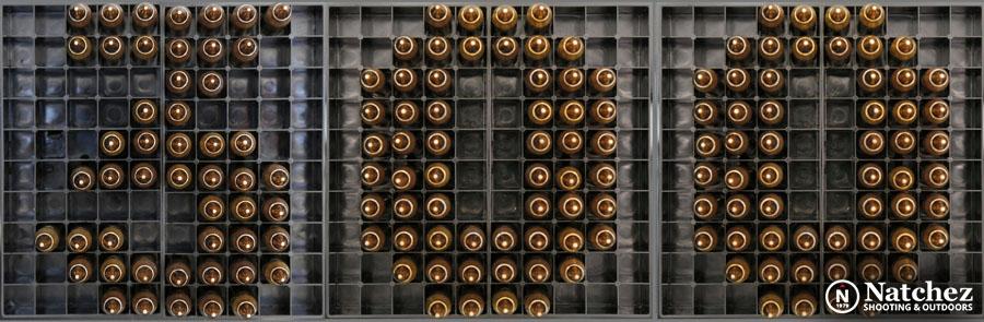 300 ammo arranged in holder