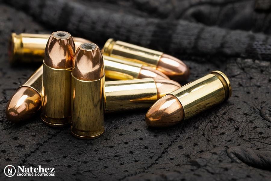 Jacketed hollow point 9mm rounds