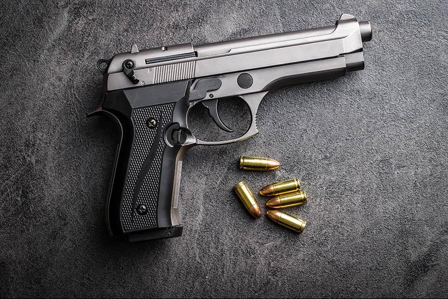 9mm pistol bullets and handgun?