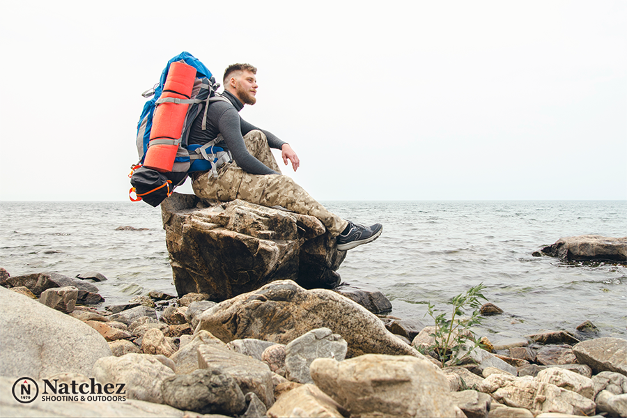 A backpacker by the sea?