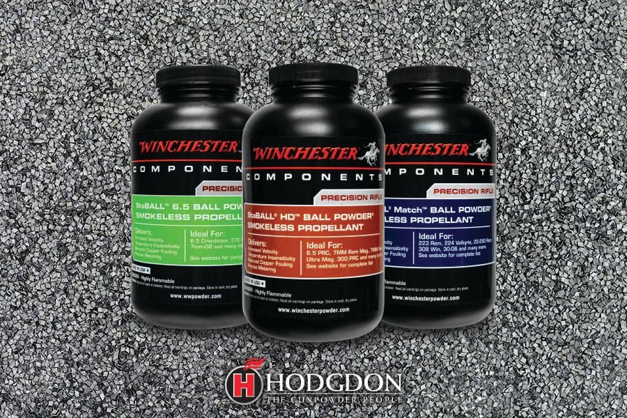 Premium performance powders by trusted brand Hodgdon