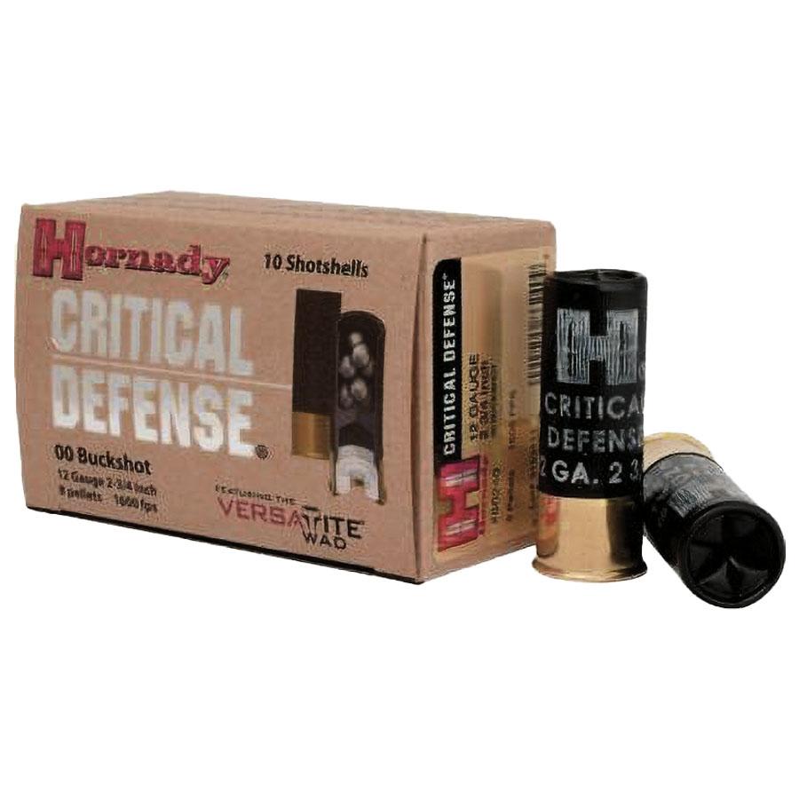 1600 FPS Shotgun Ammo Hornady Critical Defense