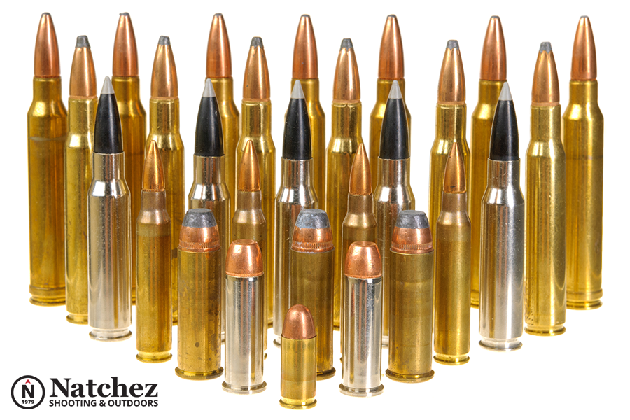 ammunition of various types and sizes