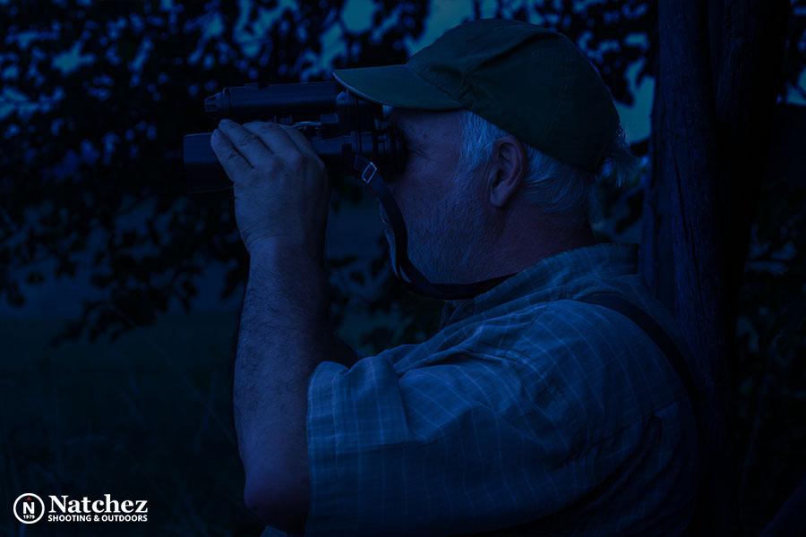 Wildlife observation through night vision optics