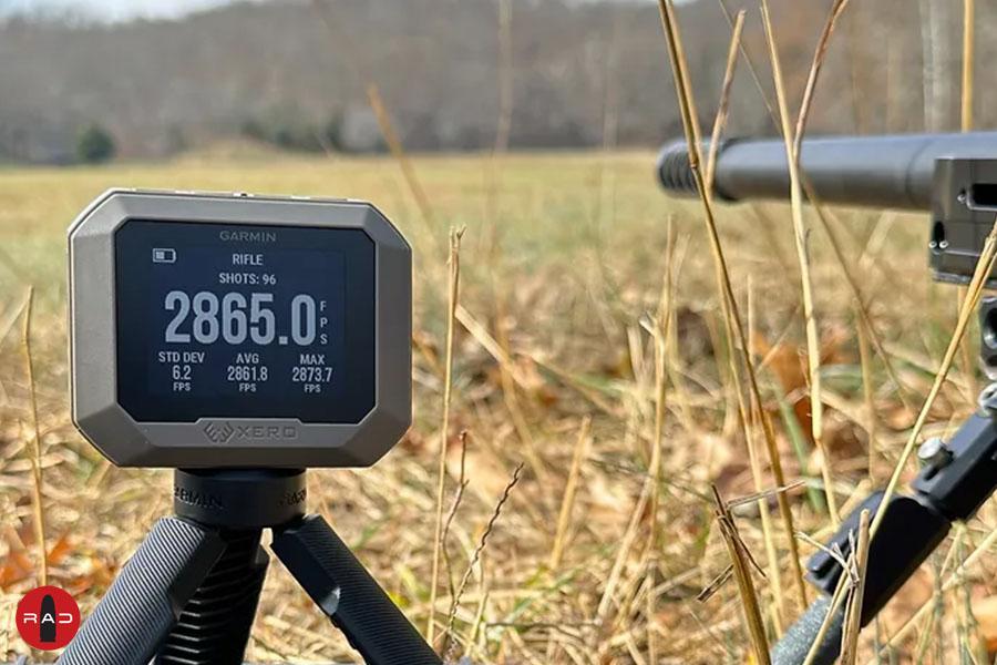 Precision reloading setup with chronograph