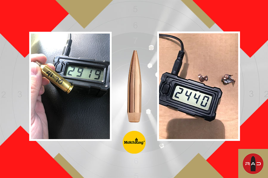 Sierra 130 TMK performance Ammunition testing setup