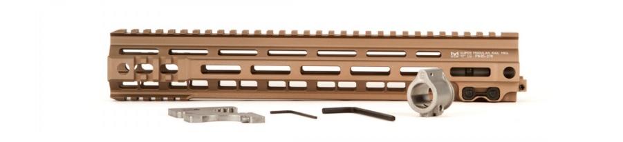 Geissele Automatics MK4  Super Modular Rail 13" MLOK  inc/ Stainless Steel Gas Block Desert Dirt Color 05-278S - Geissele Automatics