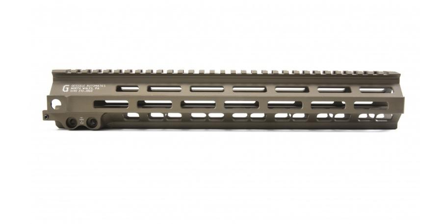 Geissele Automatics MK8 Super Modular Rail 13.5" MLOK includes Stainless Steel Gas Block Desert Dirt Color 05-285S - Geissele Automatics