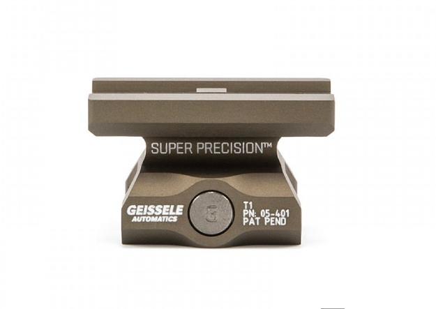 Geissele Automatics Super Precision Mount Fits Aimpoint T1 Absolute Co-Witness Desert Dirt Color 05-401S - Geissele Automatics