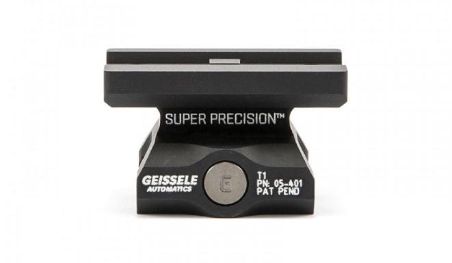 Geissele Automatics Super Precision  Mount  Fits Aimpoint T1  Lower 1/3 Co-Witness  Black 05-469B - Geissele Automatics