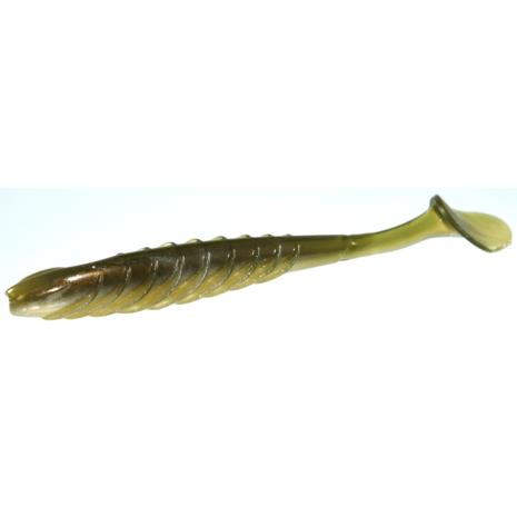 Yum Pulse Fishing Jig 4.5” – Shur Strike Jig Head With Blue Pearl Swim Bait, 1/4 Oz