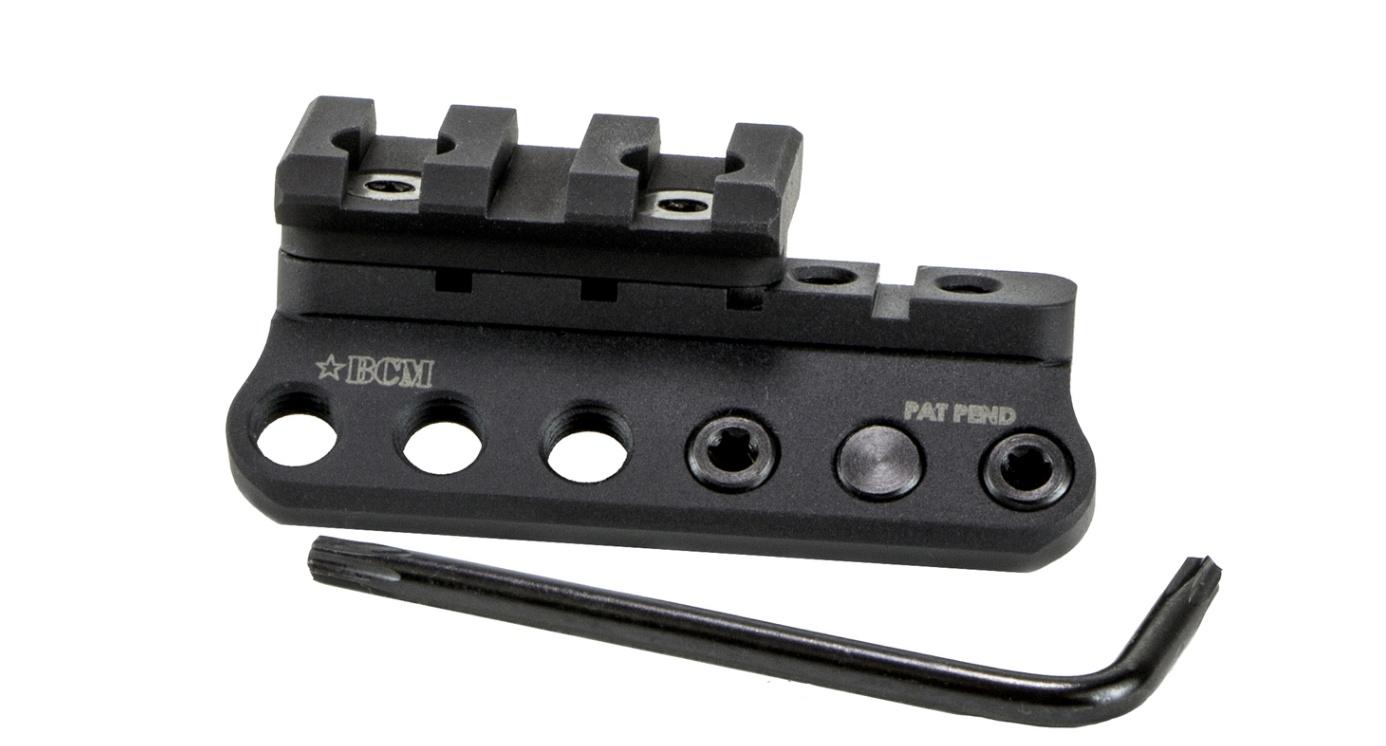 Bravo Company BCMGUNFIGHTER 1913 Light Mount Modular KeyMod Fits 1913 Rail Black Finish BCM-1913LM-KM - Bravo Company