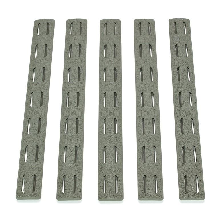 Bravo Company KeyMod Rail Panel Kit 5.5" Foliage Green 5-Pk BCM-KMR-RP-FG-5 - Bravo Company