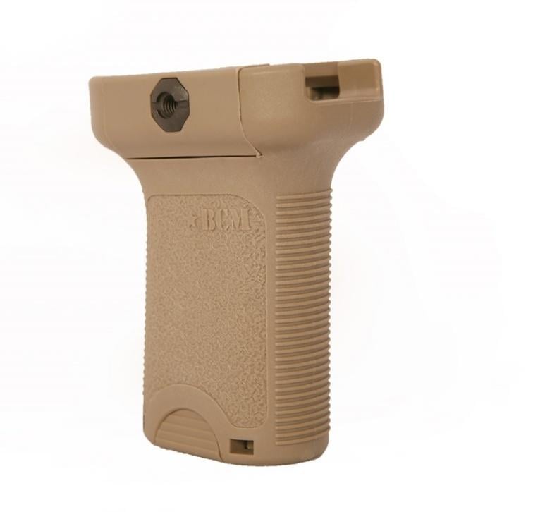 Bravo Company Vertical Forend Grip SHORT Fits AR Rifles Flat Dark Earth BCM-VG-S-FDE - Bravo Company