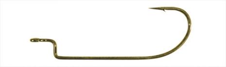 Gamakatsu TG 4/0 Offset Gambo Worm – 2 Confezioni Da 10 Ganci (#07114) Per Pesca Al Bass