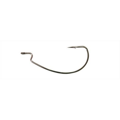 Gamakatsu Superline EWG Hook 2/0 - Value Pack Of 25, Black, For Senko Worms & Bass Fishing 7 thumbnail image