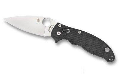 SPYDERCO MANIX2 BLACK G10 PLAINEDGE  - Spyderco