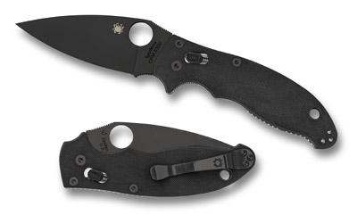 SPYDERCO MANIX 2 BLACK BLADE - Spyderco