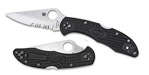 SPYDERCO DELICA4 NYLON PLAIN/SPYDER  - Spyderco