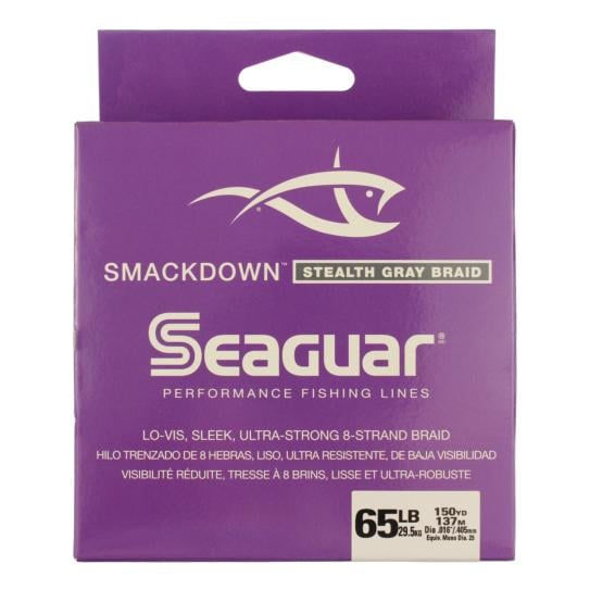 Seaguar 40SDSG150 645879113866 Seaguar Smackdown Braid Line Gray 40 lb 150  yd 40SDSG150