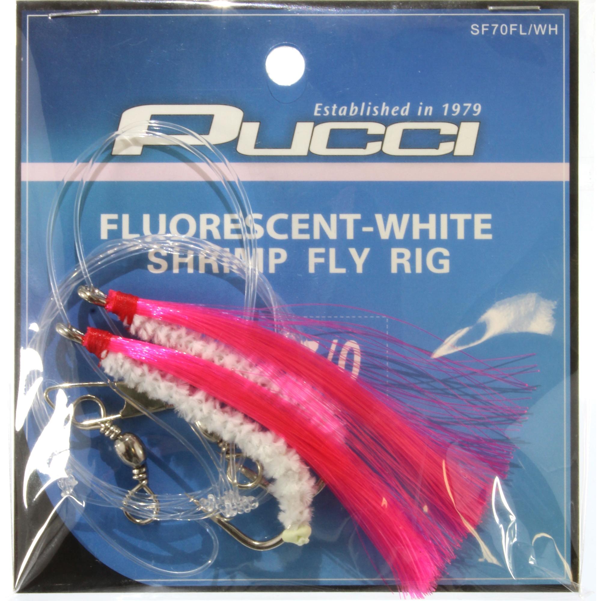 Fly Line Rig P-Line Rig Shrimp Fly SF70 Flo/White