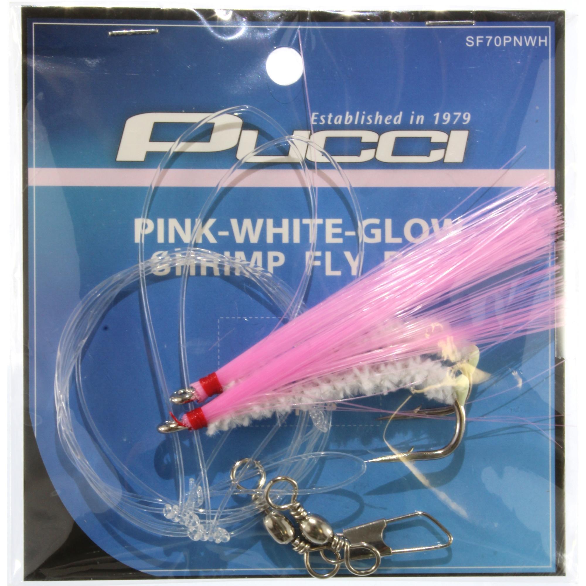Fly Line Rig P-Line Rig Shrimp Fly SF70 Shrimp White