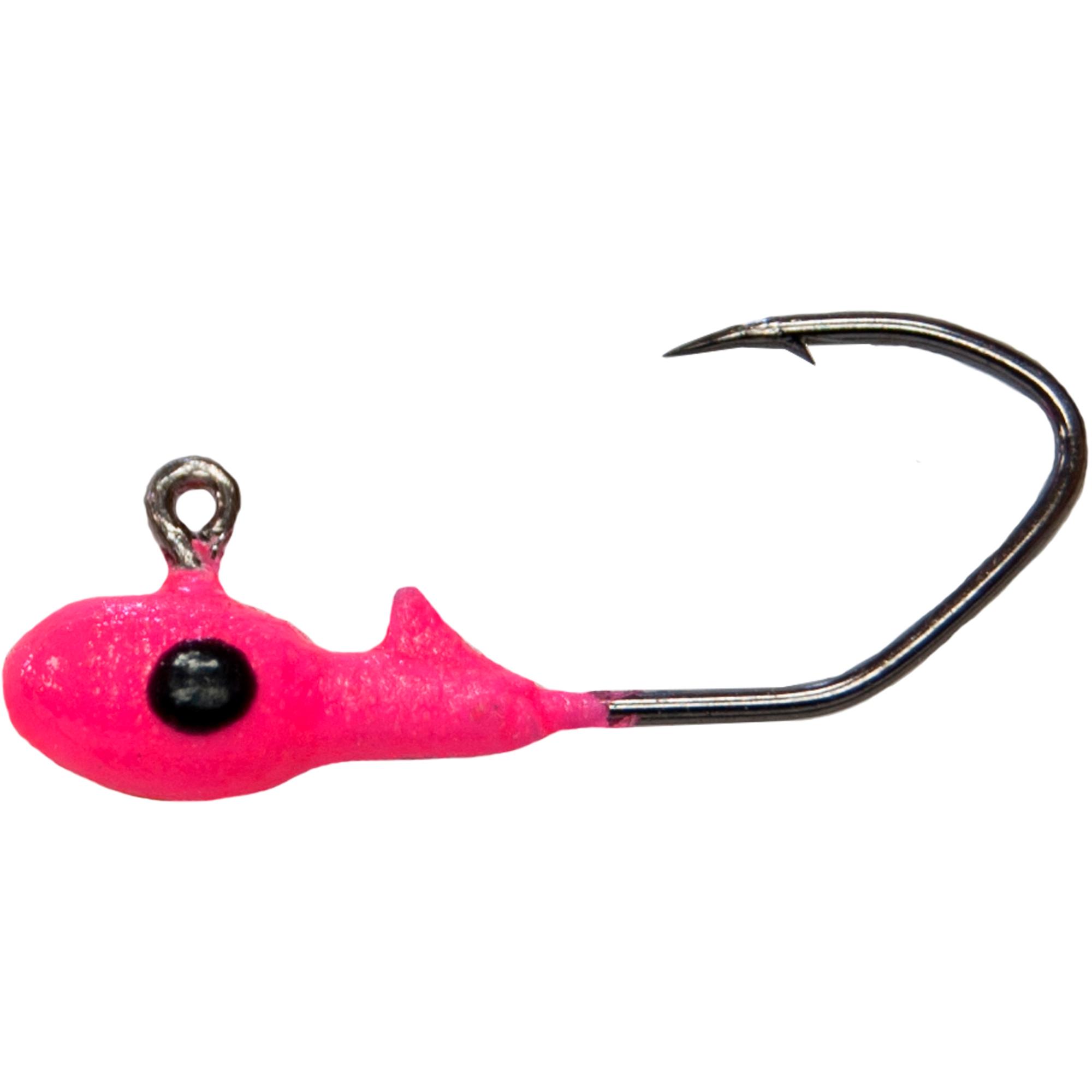 Bobby Garland OverbiteSickle Jighead 1/48 oz Mo' Glo Pink 10/ct - Bobby Garland Crappie Baits