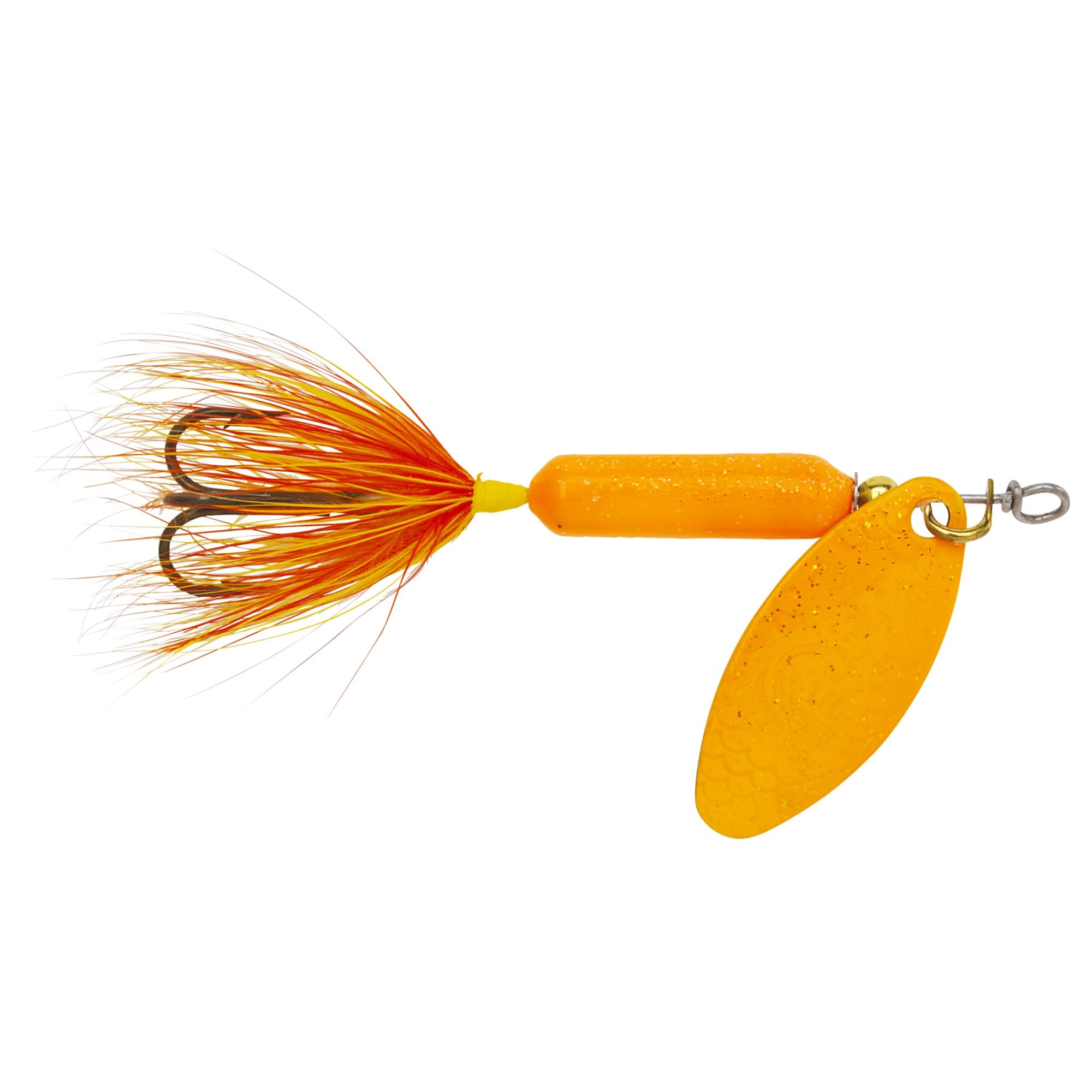 ロネル☆ Yakima Rooster Tail 1/4oz Glitter Orange