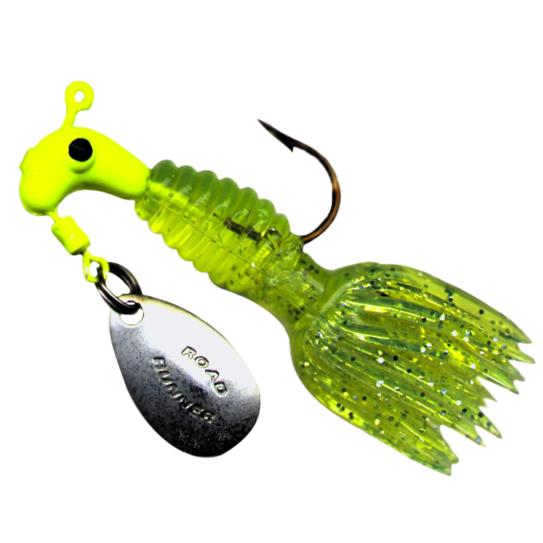 Road Runner Crappie Thunder Chartreuse | Opaque Strip 1/16 oz 1802-080