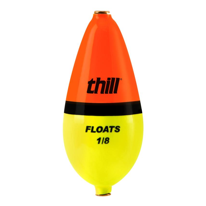 Thill Wobble Bobber Topwater Fishing Float 1/8 Oz. Orange Yellow