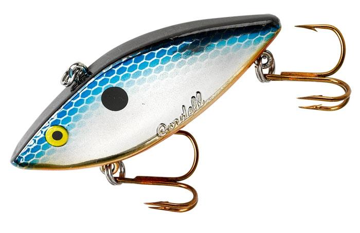Cotton Cordell Super Spot Leurre, Chrome/Bleu