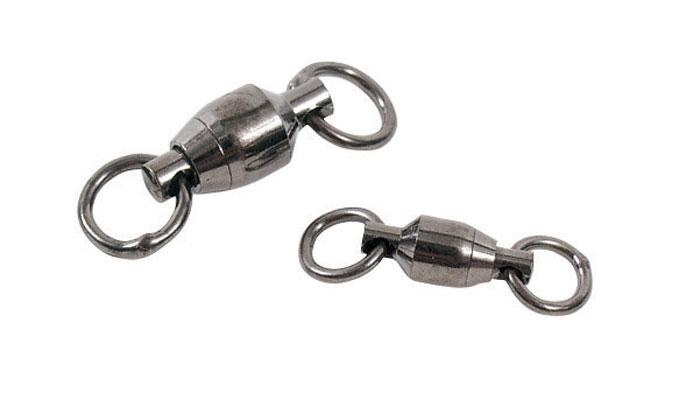 Spro BB Swivel 2 Split Rings Black Size 0  8pk - Spro Baits