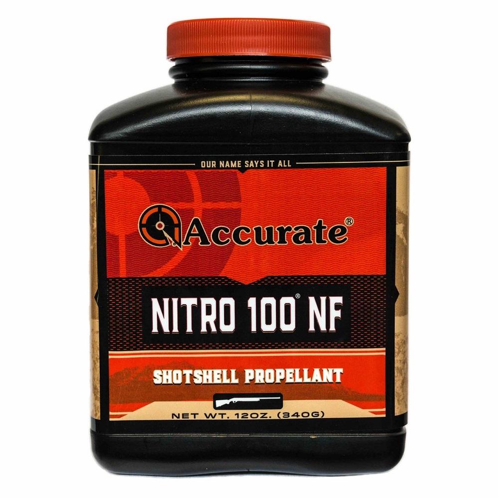 Accurate Nitro 100 NF Shotgun Powder 12 oz - Accurate