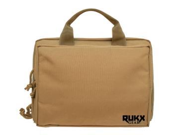 ATI Double Pistol Case Tan Rukx Gear - 