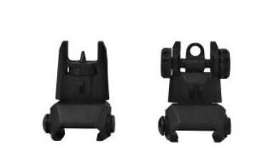 ATI Tactical Flip Up Front & Rear Back Up Sight - Polymer - ATI