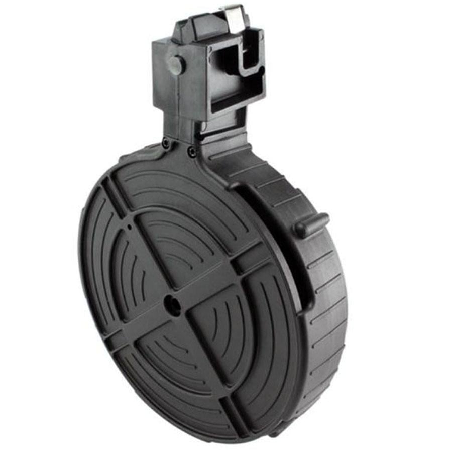 ATI German Sports Rotary Rifle Magazine Drum Ruger 10/22 .22 LR Black Polymer 110/rd - ATI