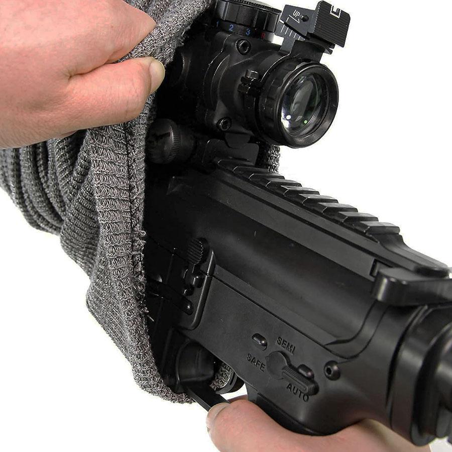6 Pack Gun Socks - 54x6 Inch Silicone Treated Rifle Shotgun Protection