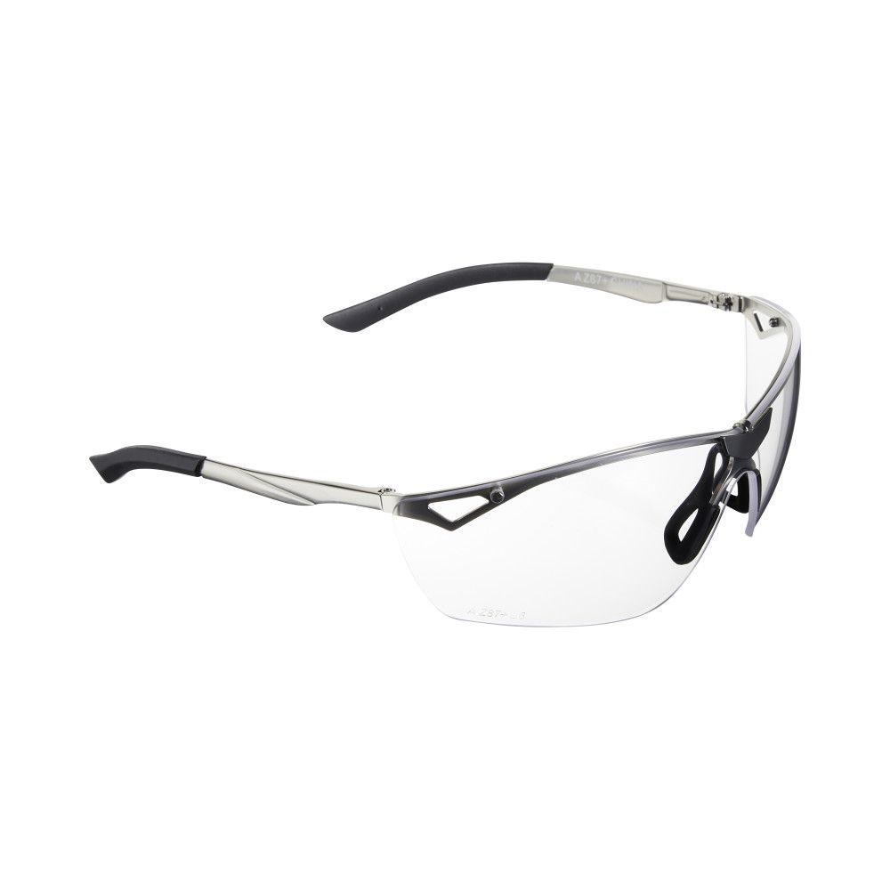 Allen Company Trigger Metal Frame Shooting Safety Glasses Clear Lens - Allen