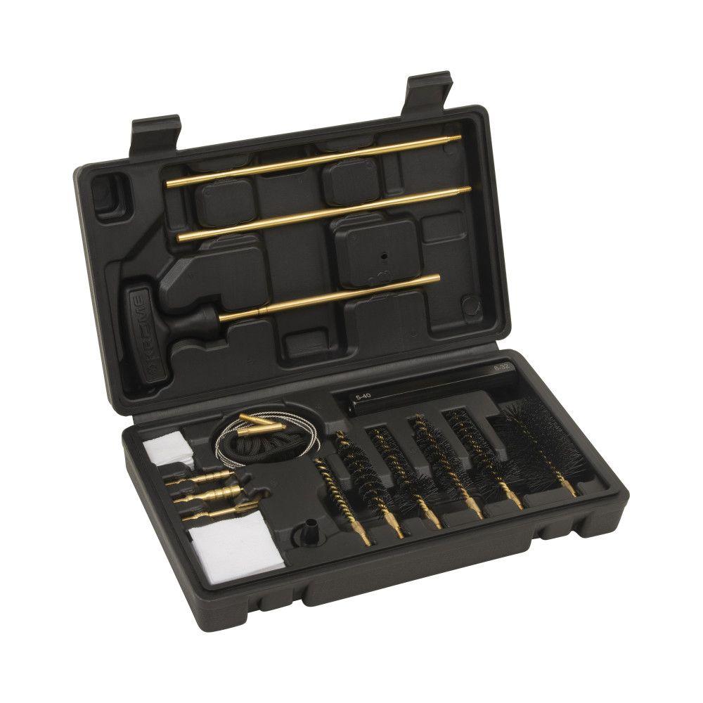 Allen Krome Modern Sporting Rifle Cleaning Kit, .22, .223, 30, & 308 Cal., 17-Pieces Black - Allen