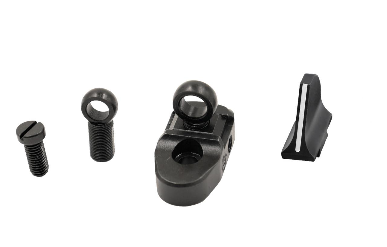 XS Sights Henry Ghost Ring Sight Set .357 Magnum Dovetail - Black Steel - XS Sight Systems