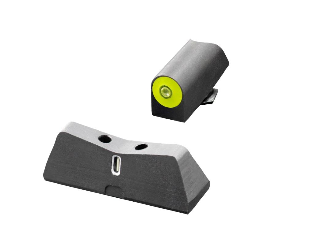 XS Sight DXW2 Big Dot Sight for Colt 1911 & others all barrel lengths  LPA Cut - Yellow - XS Sight Systems