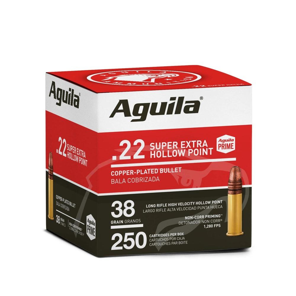 Aguila Super Extra High Velocity Rifle Ammunition .22 LR 38 gr ...