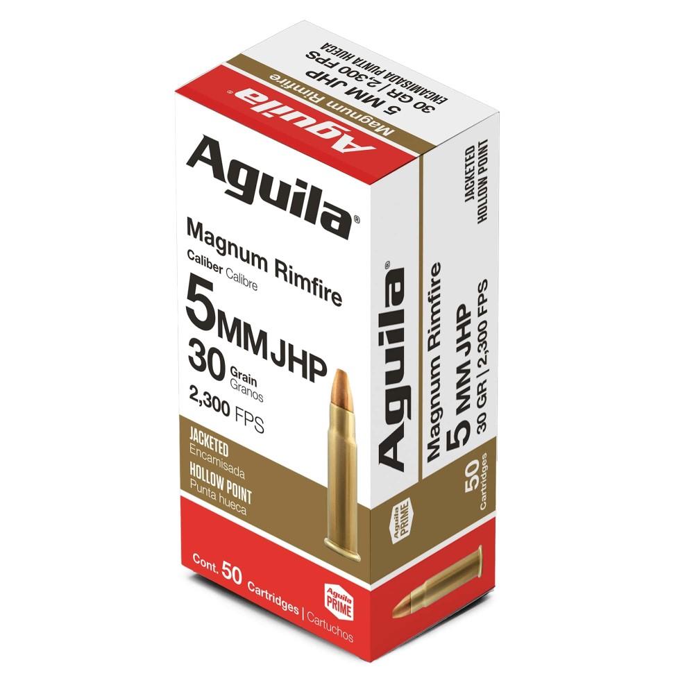 Aguila Remington Rimfire Ammuntion 5mm RFM 30 gr JHP 2300 fps 50/ct - Aguila