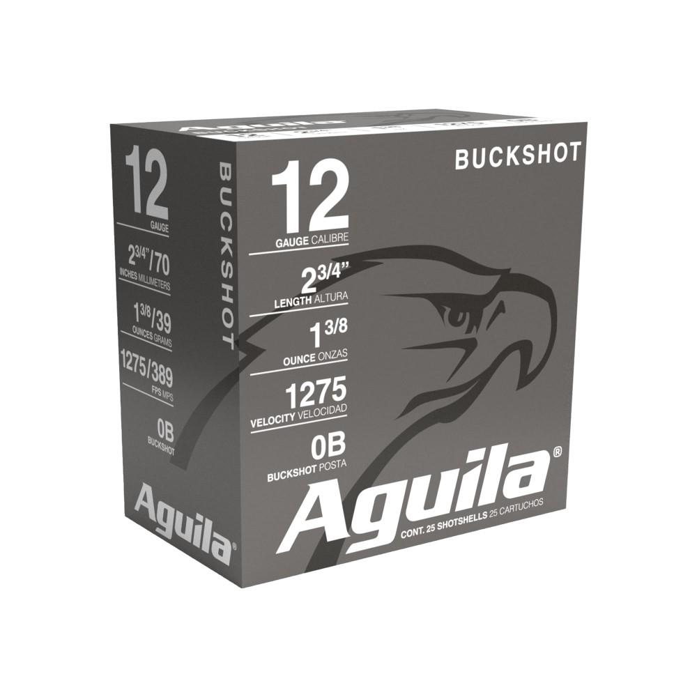 Aguila Field Shotshells 12ga 2-3/4" 1275 fps #0 25/ct - Aguila