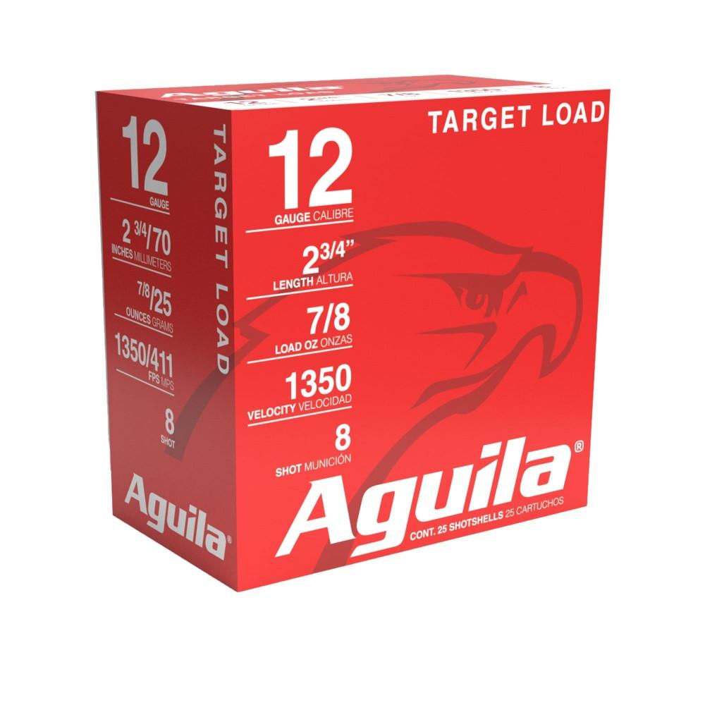 Aguila International Shotshells 12 ga 2-3/4" 7/8 oz 1350 fps #8 25/ct - Aguila