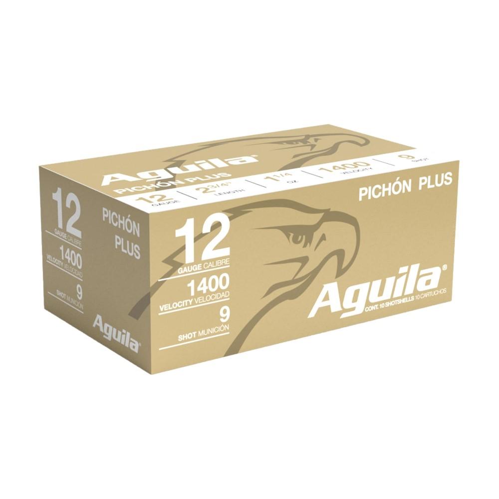 Aguila Pichon Plus Shotshell 12 ga 2-3/4" 1-1/4oz 1400 fps #9 10/ct - Aguila