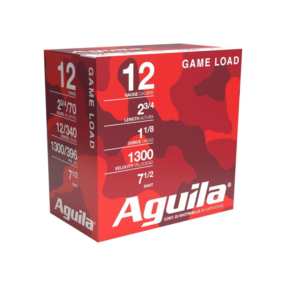 Aguila Target Shotshells 12 ga 2-3/4" 1oz 1300 fps #7.5 25/ct - Aguila