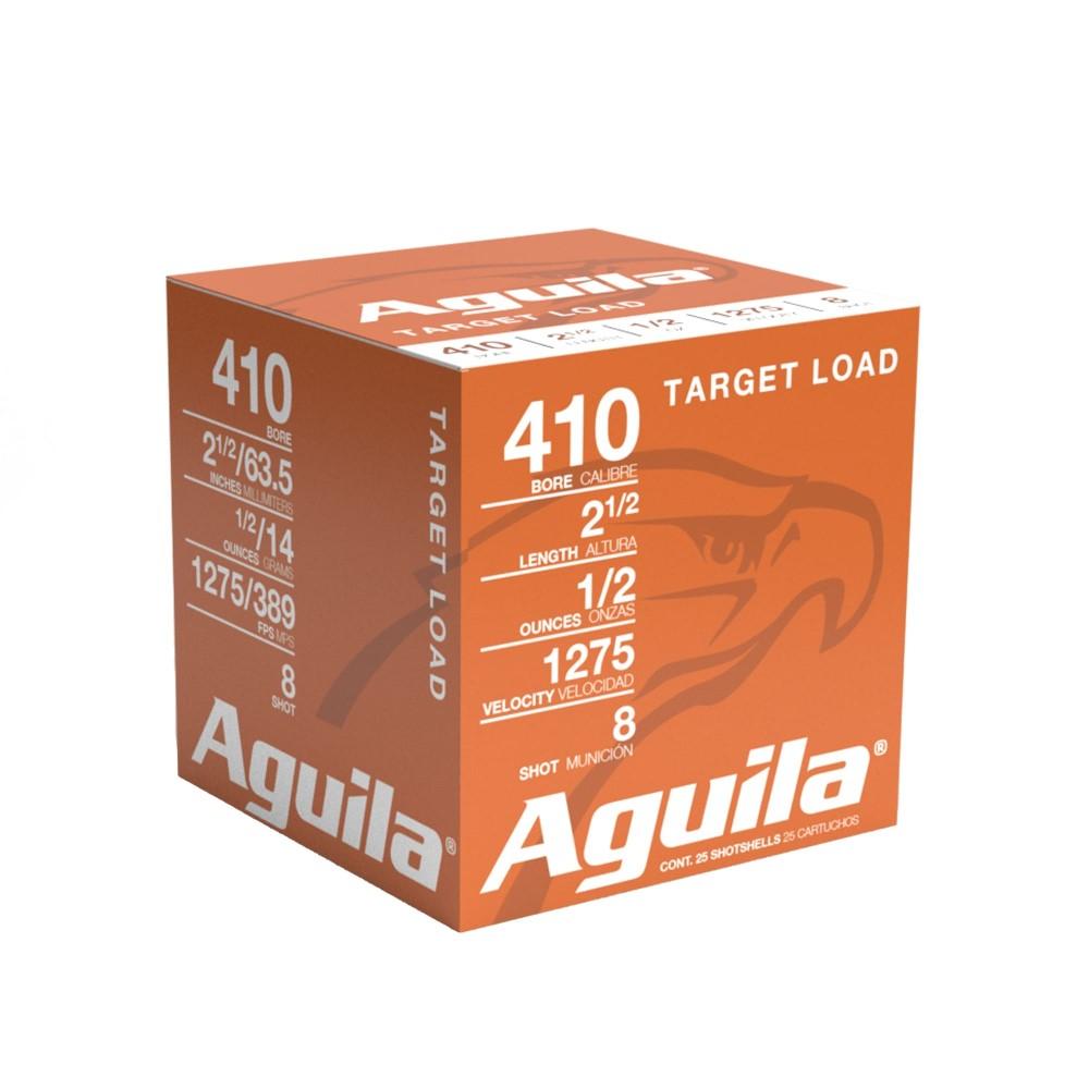 Aguila Sub-Gauge Shotshells .410 ga 2-1/2" 1/2oz 1275 fps #8 25/ct - Aguila