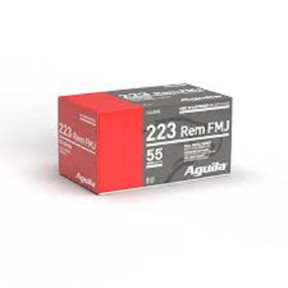 Aguila Rifle Ammunition .223 Rem 55 gr FMJ 3215 fps 1000/ct - Aguila