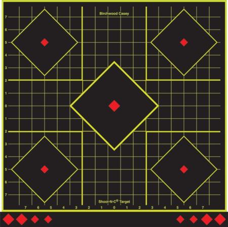 Paper Targets for Precision Shooting Practice